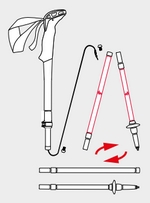 FX Leki technology, foldable and exchangeable